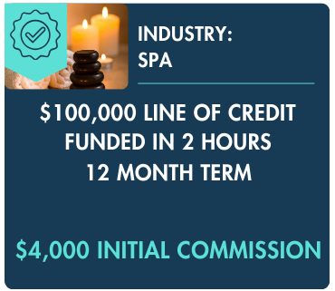 $100,000 Line of Credit
